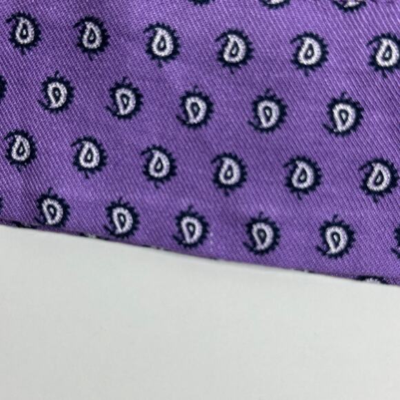 Liz Claiborne Purple Sleeveless Keyhole Neck Tank Top Blouse Womens Size Medium - Picture 9 of 9